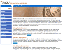 Tablet Screenshot of icuimmigration.com